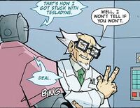 Yumeno as he appeared in Atomic Robo Vol 4
