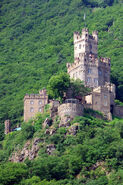 Hochfell Castle rests perched upon a narrow cliff.