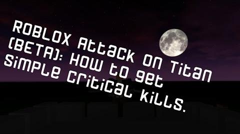 Tips And Tricks Roblox Official Aot Beta Wiki Fandom - roblox attack on titan beta how to become a titan