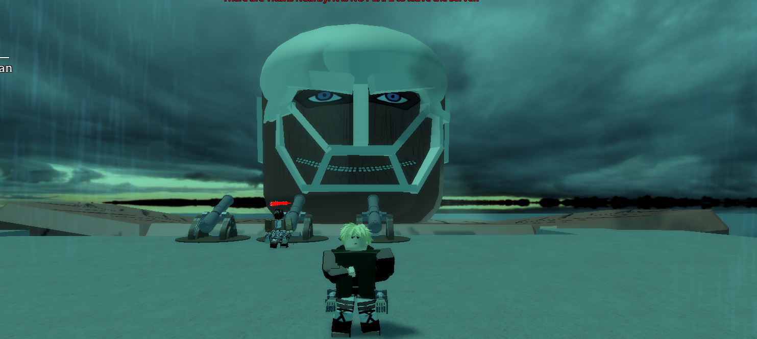 Colossal Titan Attack On Titan Revenge Wiki Fandom - roblox attack on titan how to use cannon