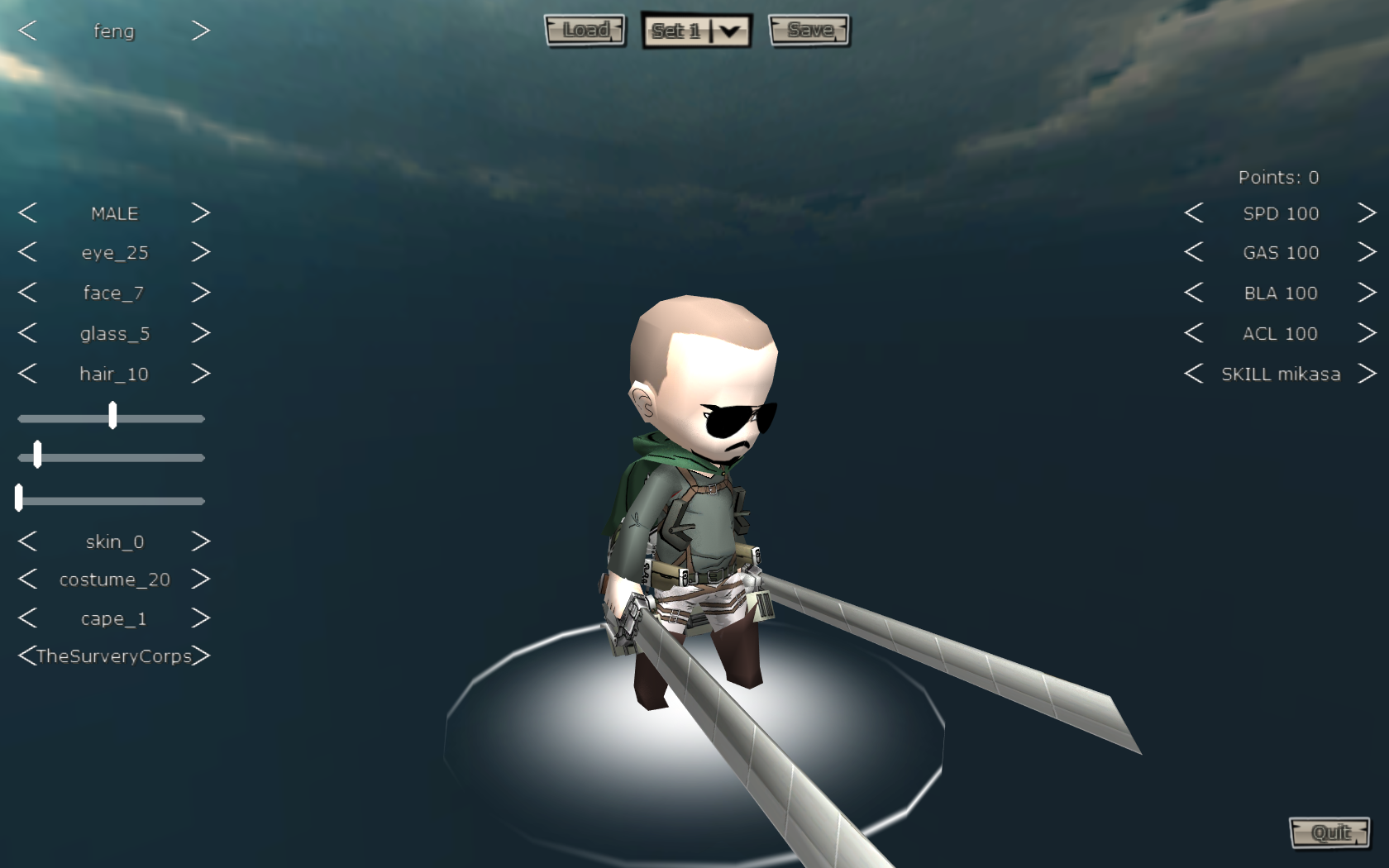 Attack On Titan Tribute Game (Web Browser)