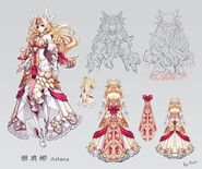 Concept art for the Goddess of War