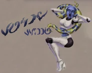 Lucky Lekku nose art, from the book The Art of Star Wars: The Clone Wars