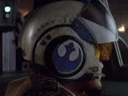 The side of Poe's first helmet says "Roæhal"