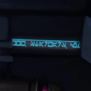 "www. starwars. com", zoomed in and rotated 90 degrees