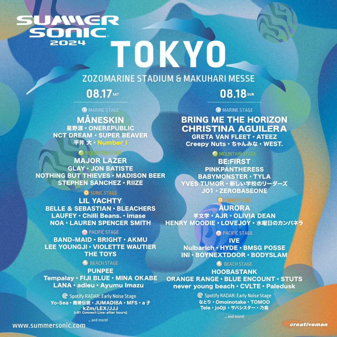 8/18/2024 at Summer Sonic | Aurora Aksnes Wiki | Fandom