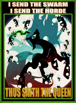 Poster queen chrysalis