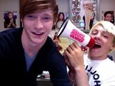 Ross Lynch and Calum Worthy