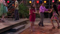 Brooke tears up the dance floor.