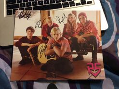 Signed r5 poster