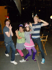 Laura, Calum, Ross, Raini