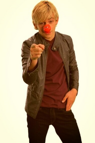 Ross with a red nose