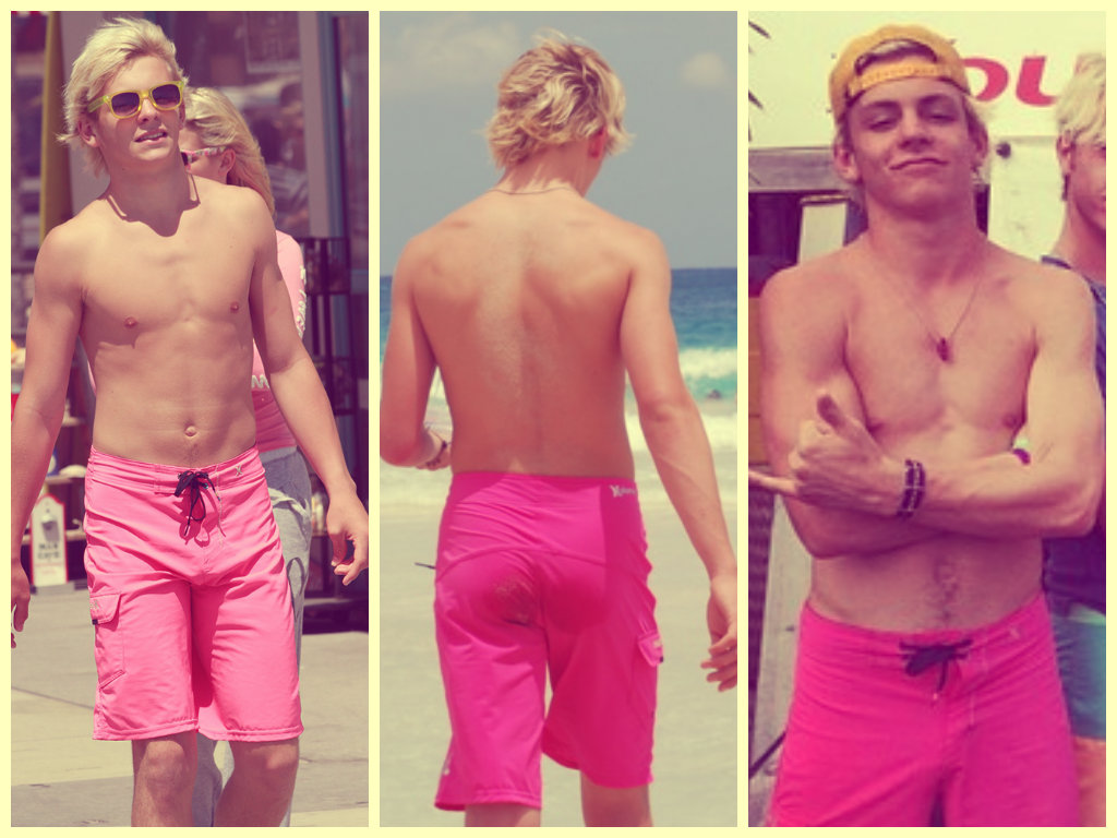 ross lynch shirtless and pantless