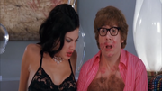 Austin Powers, the world's greatest lover, is suddenly impotent and can no longer make love to Ivana, who looks down and gasps in dismay as she sees Austin's penis is limp, leaving her the only woman Austin ever disappointed in bed.