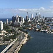 Skylines of Surfers Paradise, Queensland in January 2017