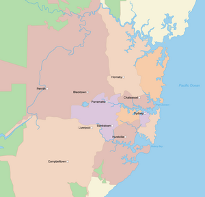 Map Of Greater Sydney Suburbs List Of Sydney Suburbs | Australia | Fandom