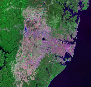 Sydney suburbs geocover