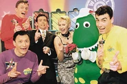 Rob, Adriana and The Wiggles in 1997