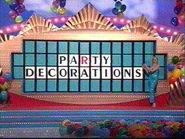 Rather appropriate for such a special occasion as the puzzleboard is decorated with balloons. Not to forget every puzzle has a Red Mystery Letter on this special day.