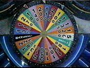 The redesigned wheel seen in the 1996 intro