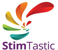 The  logo aims to capture the joy and movement of stimming.