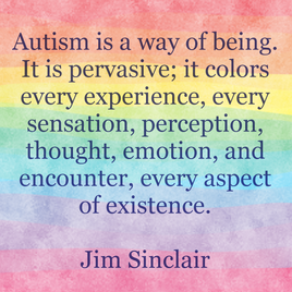 Jim Sinclair Autism Quote