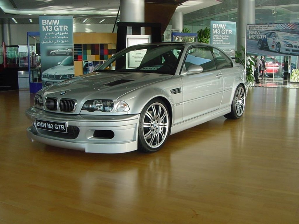 BMW m3 GTR Silver