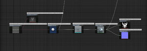 From right to left, top to bottom: Badge Texture (your badge design), Badge Normal Map (we'll create this from our badge texture), Badge Material (this is provided in the mod tools), Conforming Mesh (again, provided in the mod tools), Fixture Blueprint (we'll create this when we create our Badge Mod), Thumbnail CPP and thumbnail Texture (we'll generate these when we're finished creating our blueprint)
