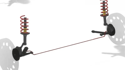 Rear MacPhearson struts