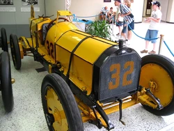 Harroun's original  "Wasp" on display at the  Hall of Fame Museum.