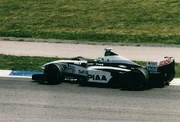  driving the  at the .