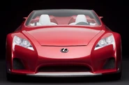 Front view of the LF-A Roadster.