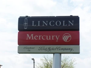 Lincoln Mercury Sign