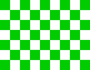 NASCAR green and white checkered flag for stages