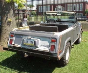 Silver commando rear