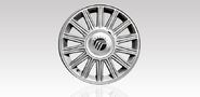 17" 14-spoke Painted-aluminum Wheels