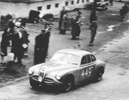 Alfa Romeo 1900 driven by Juan Manuel Fangio