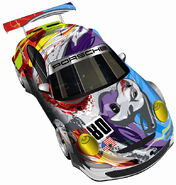 No. 80 Porsche 911 GT3 RSR Art Car - Le Mans Racer by Troy Lee Designs.