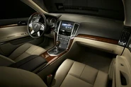 2008 Cadillac STS interior.