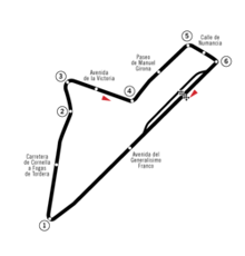 Circuit Pedralbes layout