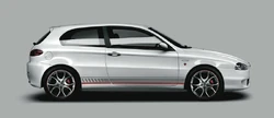 Miniature EG Alfa Romeo 147 GTA 2002 – Blanche, échelle 1/43, Neuve