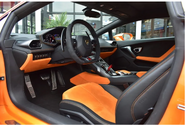 Interior of a Huracán in 'Arancio Borealis'