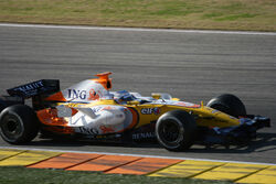 Fernando Alonso 2008 Valencia test