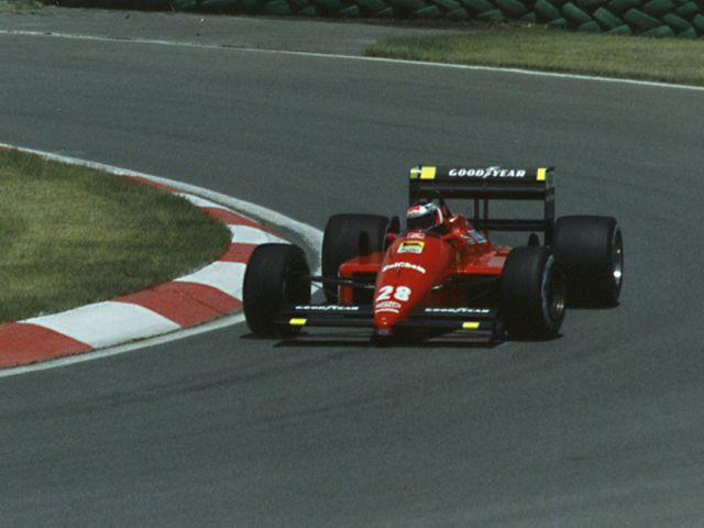 F1 1987 Gerhard Berger - Ferrari F1-87 - 19870024 –