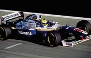 Frentzen driving for Williams