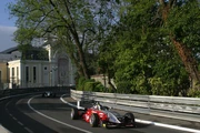Brazilian driver  drives the picturesque Pau Circuit in 2005
