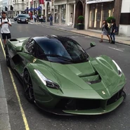 LaFerrari in Army Green