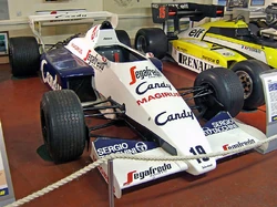 Ayrton Senna's  car, with which he took second place at the .