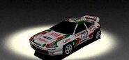 The Celica WRC in Sega Rally Championship