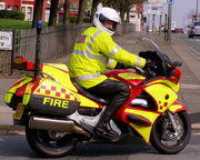 Merseyside Fire and Rescue Motorbike